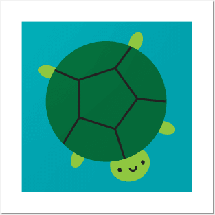 Kawaii Turtle Posters and Art